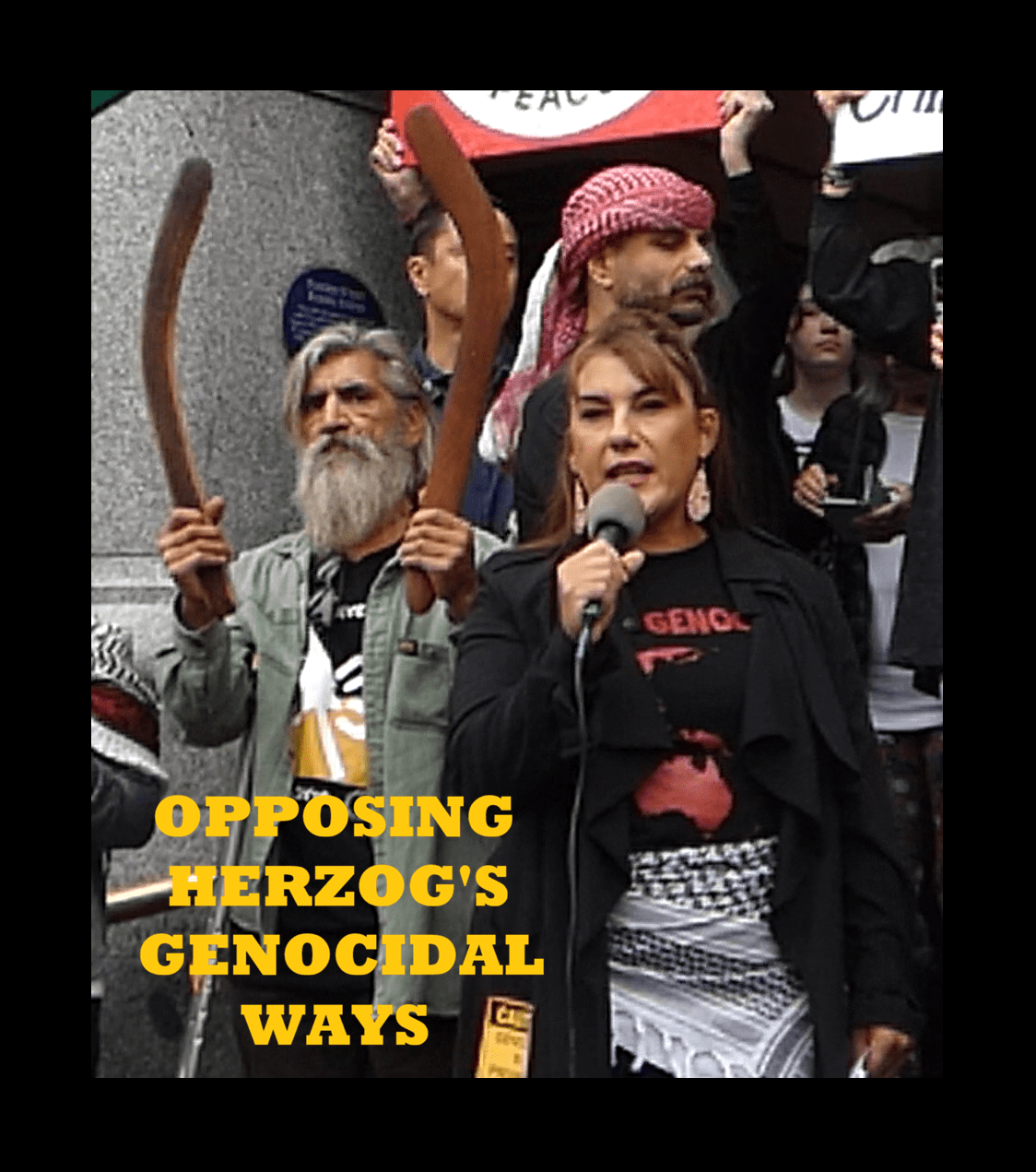 THE RIGHT TO PROTEST AGAINST GENOCIDAL&nbsp;WAR